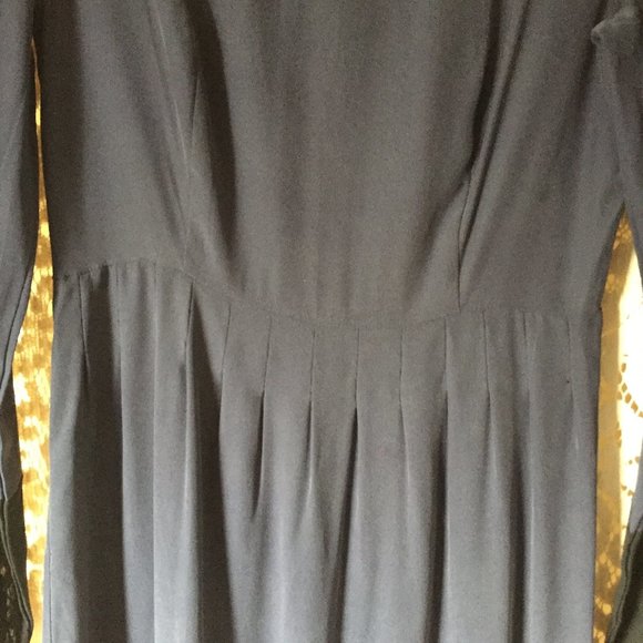 Indigo Silk Dress - Picture 13 of 16